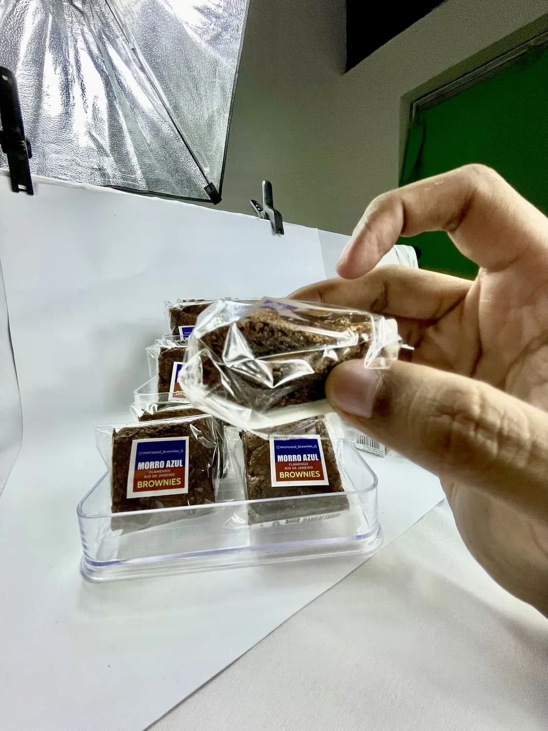 Produção de fotos de produto